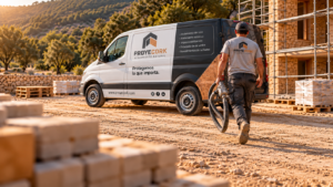 Corcho proyectado aplicado sobre fachada de vivienda